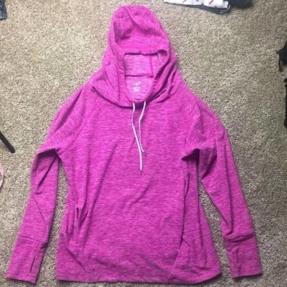 Lukka Space Dye Pink Sweatshirt Hoodie S